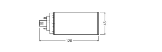 LEDVANCE DULUX LED HF EVG & AC MAINS 230V-direkt 7W 830 GX24Q-2 GX24q-2 720lm 3000K warmweiss wie 18W 4058075822252