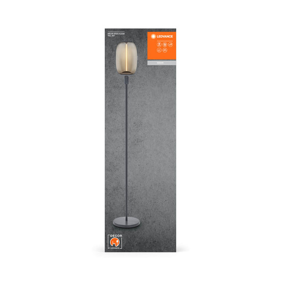 LEDVANCE Stehlampe Decor Stick Floor Dark Grey Tall E27 4058075832992