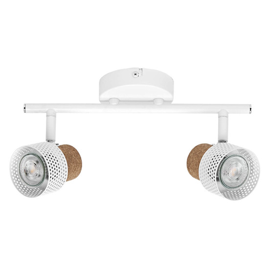 LEDVANCE LED Deckenleuchte DECOR SPOT CORK WHITE 2x3.4W 927 DIM Dimmbar Warmweiss 4058075833319