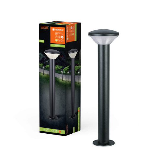 LEDVANCE LED Außenleuchte Endura Hybrid Bollard Olona 50cm 2W Dark Gray Warmweiss 4058075834484