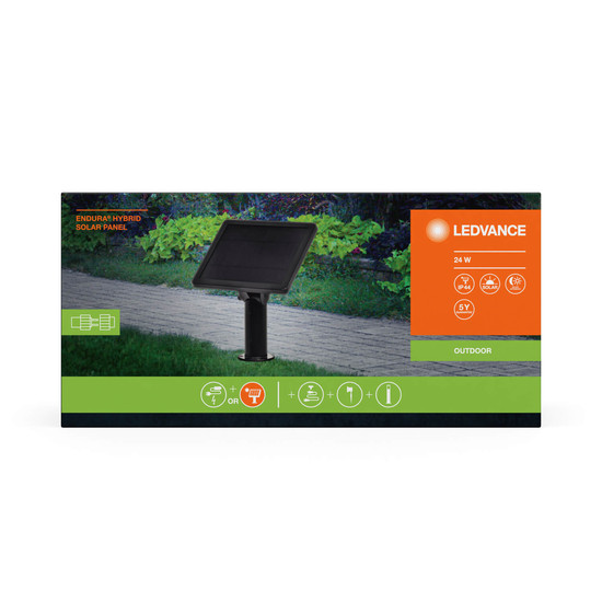 LEDVANCE Zubehör Endura Hybrid Components Solar Panel Black 4058075834620