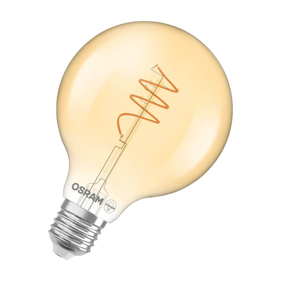 OSRAM LED Lampe Vintage 1906 CLASSIC GLOBE 3.4W 827 Gold E27 Warmweiss 4058075836549