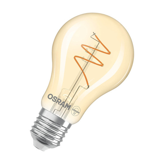 OSRAM LED Lampe Vintage 1906 CLASSIC A,B,P SLIM Filament 4.9W 927 Gold E27 Dimmbar Warmweiss 4058075836600