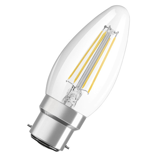 OSRAM LED Lampe Retrofit CLASSIC B 4W 840 Clear B22d Neutralweiss 4058075839908
