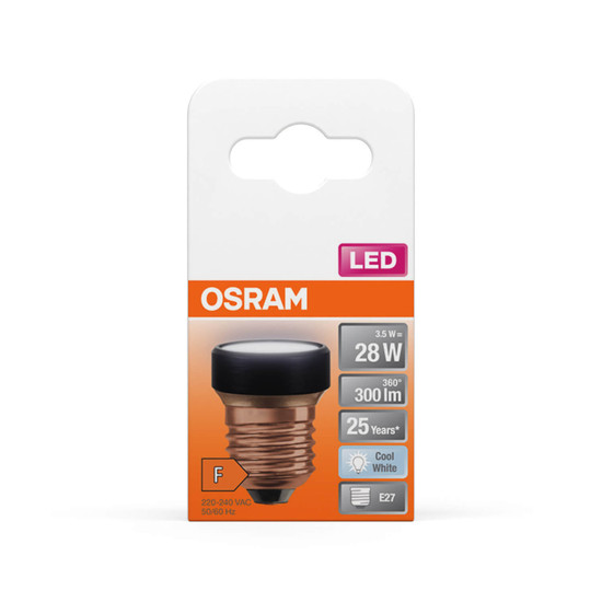 OSRAM LED Designleuchte FLAT LAMP NON 3.5W 840 Frosted E27 Neutralweiss 4058075839991