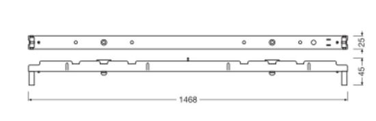 LEDVANCE LINEAR MAGNETIC BATTEN T5 Umrüstsatz 1468 Made in France 4099854009761