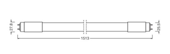 LEDVANCE LED Röhre T8 HF EVG 150cm 20W 840 G13 3100lm 4000K neutralweiss wie 58W 4099854025990