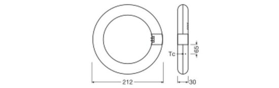 LEDVANCE LED Ringröhre T9 EM KVG 11W 830 G10Q G10q 1200lm 3000K warmweiss wie 22W 4099854042447