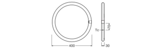 LEDVANCE LED Ringröhre T9 EM KVG 24W 840 G10Q G10q 2900lm 4000K neutralweiss wie 40W 4099854042560