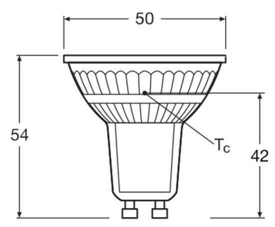 LEDVANCE LED PAR16 2.6W 840 GU10 Spot, Strahler 230lm 4000K neutralweiss wie 35W 4099854044755