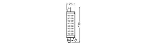 LEDVANCE LED LINE R7s 15W 827 R7s 2000lm 2700K warmweiss wie 125W 4099854048647