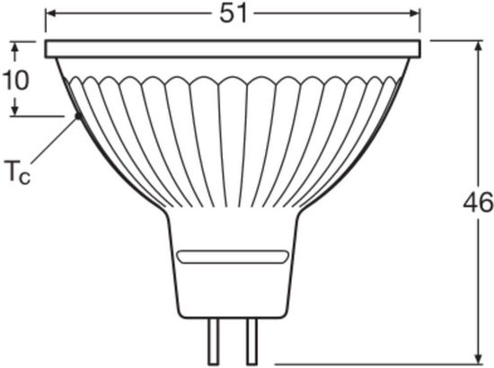 LEDVANCE LED MR16 5.3W 930 GU5.3 Spot, Strahler 345lm 3000K warmweiss 97Ra wie 35W dimmbar 4099854058837