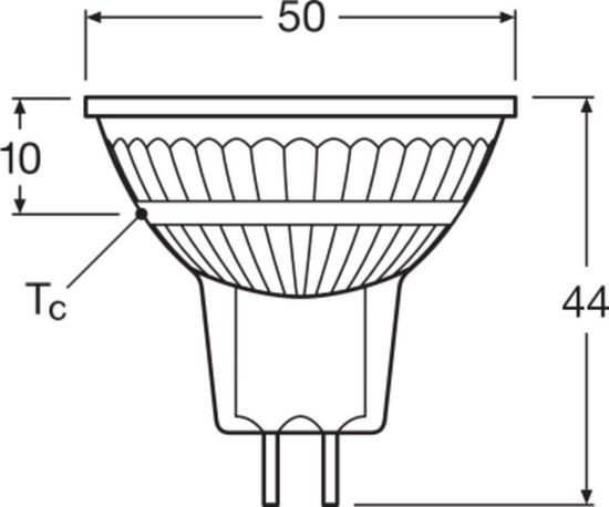 LEDVANCE LED MR16 5W 940 GU5.3 Spot, Strahler 345lm 4000K neutralweiss wie 35W dimmbar 4099854059735