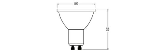 LEDVANCE LED PAR16 3.4W 930 GU10 Spot, Strahler 230lm 3000K warmweiss 97Ra wie 35W dimmbar 4099854059834