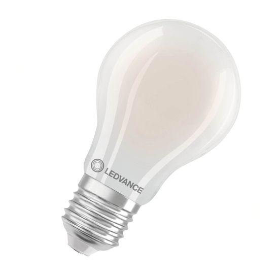 LEDVANCE LED CLASSIC höchste Effizienzklasse A 7.2W 830 gefrostet E27 Lampe 1521lm 3000K warmweiss wie 100W 4099854060212