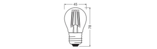 LEDVANCE LED CLASSIC CRI90 3.4W 927 klar E27 Lampe 470lm 2700K warmweiss wie 40W dimmbar 4099854062964