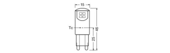 LEDVANCE LED PIN G9 1.9W 827 klar G9 Lampe 200lm 2700K warmweiss wie 20W 4099854064579