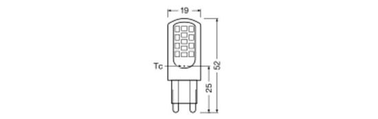 LEDVANCE LED PIN G9 4.2W 827 klar G9 Lampe 470lm 2700K warmweiss wie 40W 4099854064609