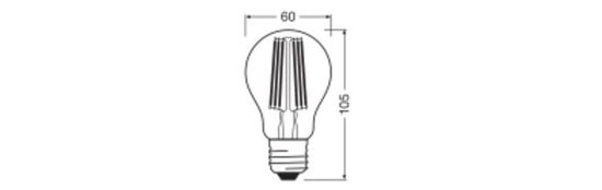 LEDVANCE LED CLASSIC A CRI97 13.8W 927 klar E27 Lampe 1521lm 2700K warmweiss 97Ra wie 100W dimmbar 4099854065217