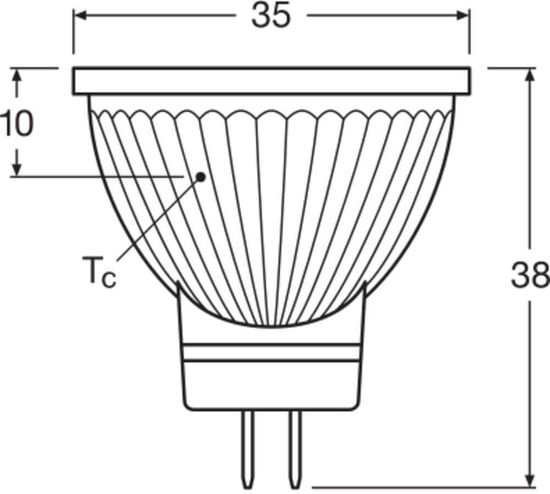 LEDVANCE LED MR11 2.5W 840 GU4 Spot, Strahler 184lm 4000K neutralweiss wie 20W 4099854070396