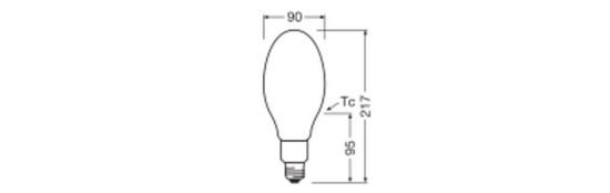 LEDVANCE HQL LED Filament 5400LM 38W 827 E27 Lampe 5400lm 2700K warmweiss IP65 wie 125W 4099854071850