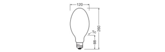 LEDVANCE HQL LED Filament 8100LM 60W 827 E40 Lampe 8100lm 2700K warmweiss IP65 wie 250W 4099854071935