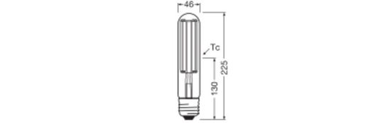 LEDVANCE NAV LED Filament 7500LM 41W 740 E40 7500lm 4000K neutralweiss IP65 wie 100W 4099854072079