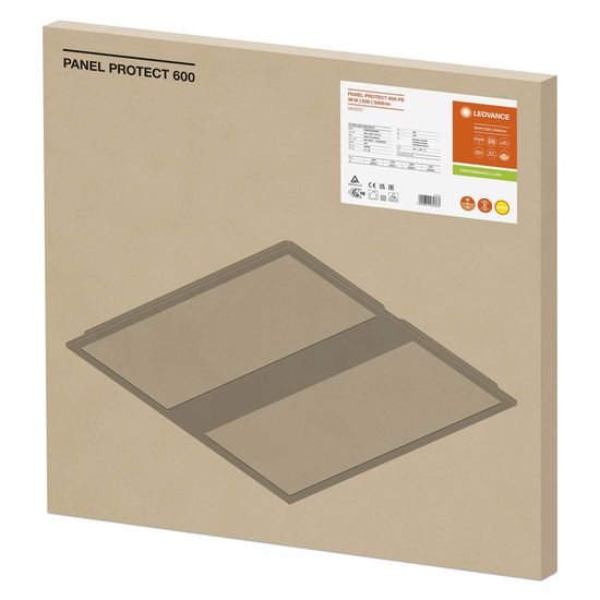 LEDVANCE PANEL PROTECT 600 PS 36W 830 PS 5040lm 3000K warmweiss IP54/IP20 4099854082863