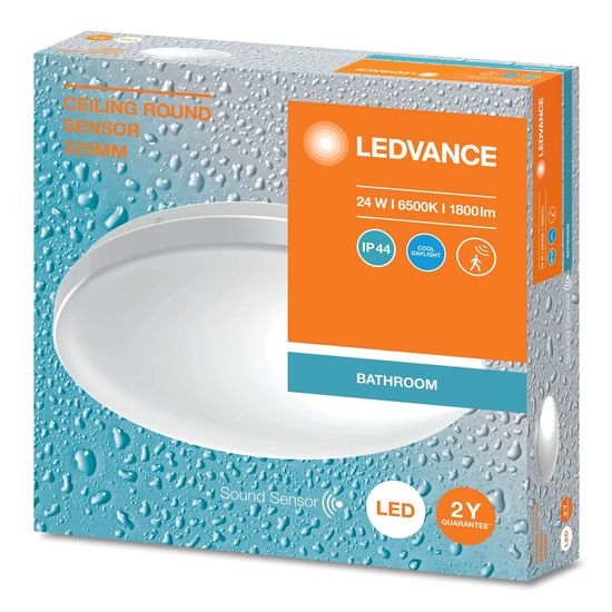 LEDVANCE CEILING ROUND Deckenleuchte rund Sensor 325 24W 865 IP44 4099854106118