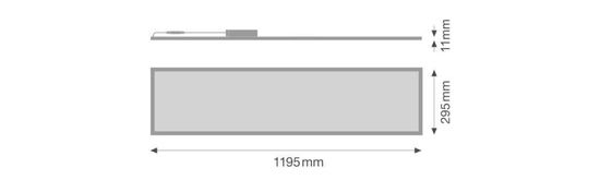 LEDVANCE BIOLUX HCL PANEL DALI GEN2 1200 40W 4100lm 2700-6500K Tunable White, warm-zu-Kalt-Farbwechsel dimmbar 4099854140228