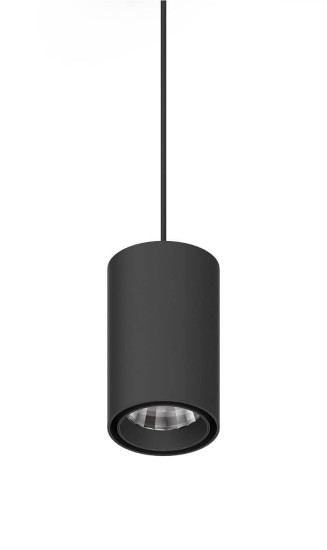 Ledxon PL1 LED Pendelleuchte 12W Schwarz/Silber 2700K Spezial-Farbspektrum für Käsetheken und Backwaren 1420Lm 92Ra 50°