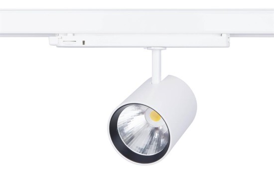 Lival LED-Stromschienenstrahler Bingo 25,3W 940 3000lm 24° weiss 90Ra