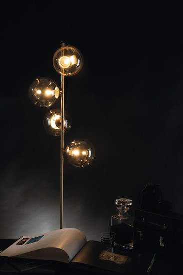 LUCE Design 9120-PT4 GO Honey Stehleuchte 4fach G9 Champagne Messing