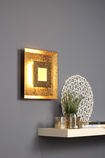 LUCE Design Window LED Wandleuchte 3000 K 18W Gold