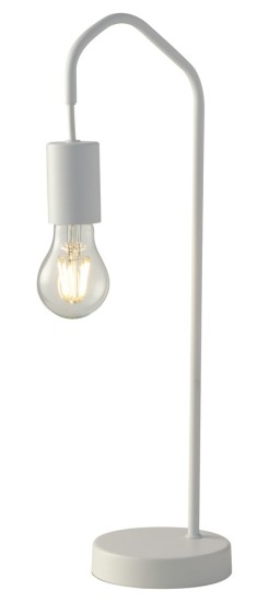 LUCE Design Habitat Tischleuchte E27 Tischlampe Weiß