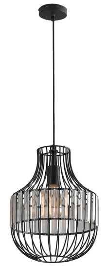 LUCE Design Opium Pendelleuchte E27 dimmbar Schwarz