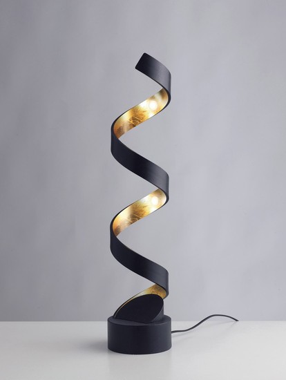 LUCE Design Helix LED Tischleuchte 4fach 3000 K 12W Schwarz, Gold