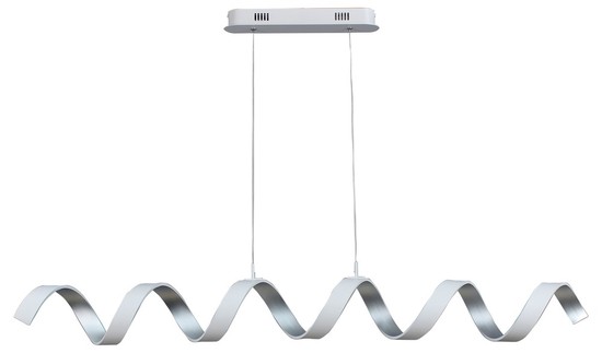 LUCE Design Helix LED Pendelleuchte 6fach 4000 K 30W Weiß, Silber