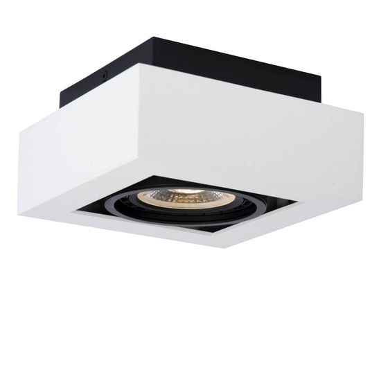 Lucide ZEFIX LED Deckenleuchte GU10 Dim-to-warm 12W dimmbar drehbar Weiß, Schwarz 95Ra 09120/12/31