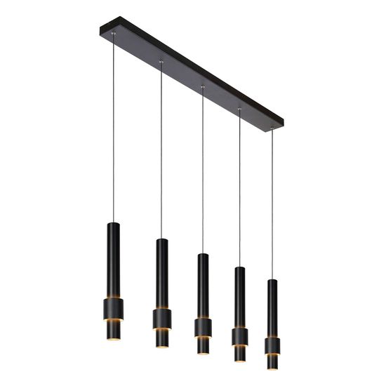 Lucide MARGARY LED Pendelleuchte 5x 4,2W dimmbar Schwarz 90Ra 24402/30/30