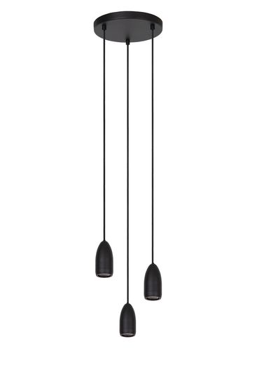 Lucide EVORA Pendelleuchte 3x GU10 Schwarz 45406/13/30