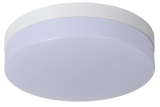 Lucide BISKIT LED Deckenleuchte 18W Weiß, Opal Sensor IP44 79111/30/31