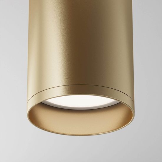 Maytoni Focus Deckenleuchte, Deckenlampe GU10 Matt-Gold