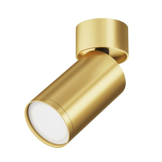 Maytoni Focus S Deckenleuchte, Deckenlampe GU10 12,8cm Matt-Gold