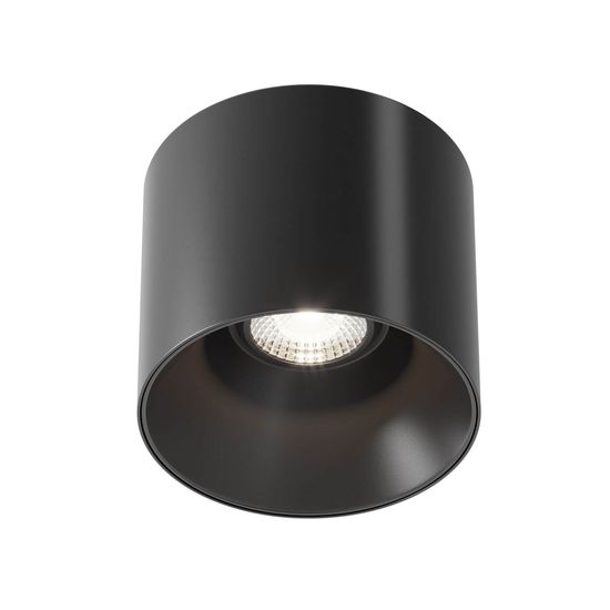 Maytoni Alfa LED Deckenleuchte, Deckenlampe 25W dimmbar Schwarz 90Ra Neutralweiss