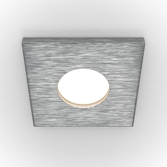 Maytoni Stark Downlight, Einbauleuchte GU10 Silber-Farbe IP65