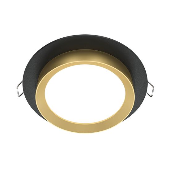 Maytoni Hoop Downlight, Einbauleuchte GX53 Gold / Schwarz Ø11mm