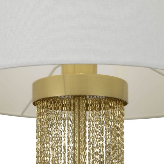 Maytoni Impressive Tischleuchte, Tischlampe E27 Gold-Farbe