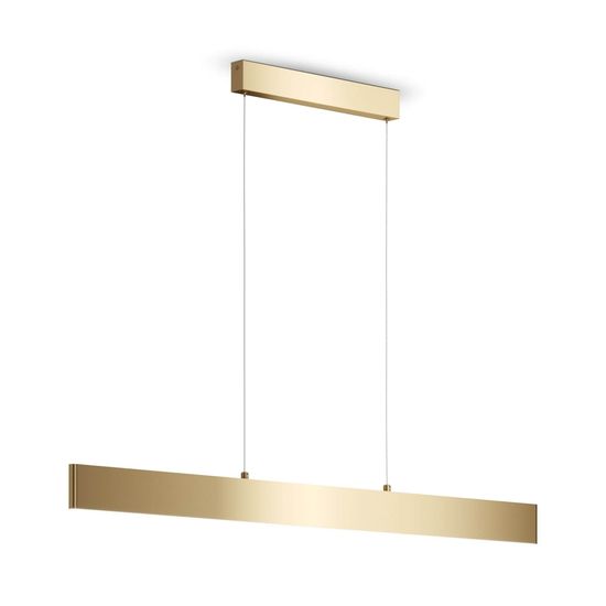 Maytoni Step LED Pendelleuchte, Hängeleuchte 30W Gold-Farbe 3000K Warmweiss