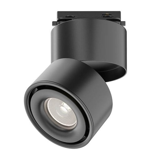 Maytoni Yin 1-Phasen System UNITY LED Stromschienenleuchte 15W dimmbar 4000K Schwarz 90Ra Ø10cm Neutralweiss